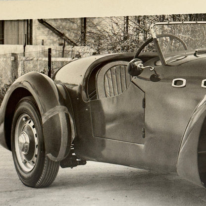 Austin-Healey 100S Silverstone Car Photo Photograph Vintage Print
