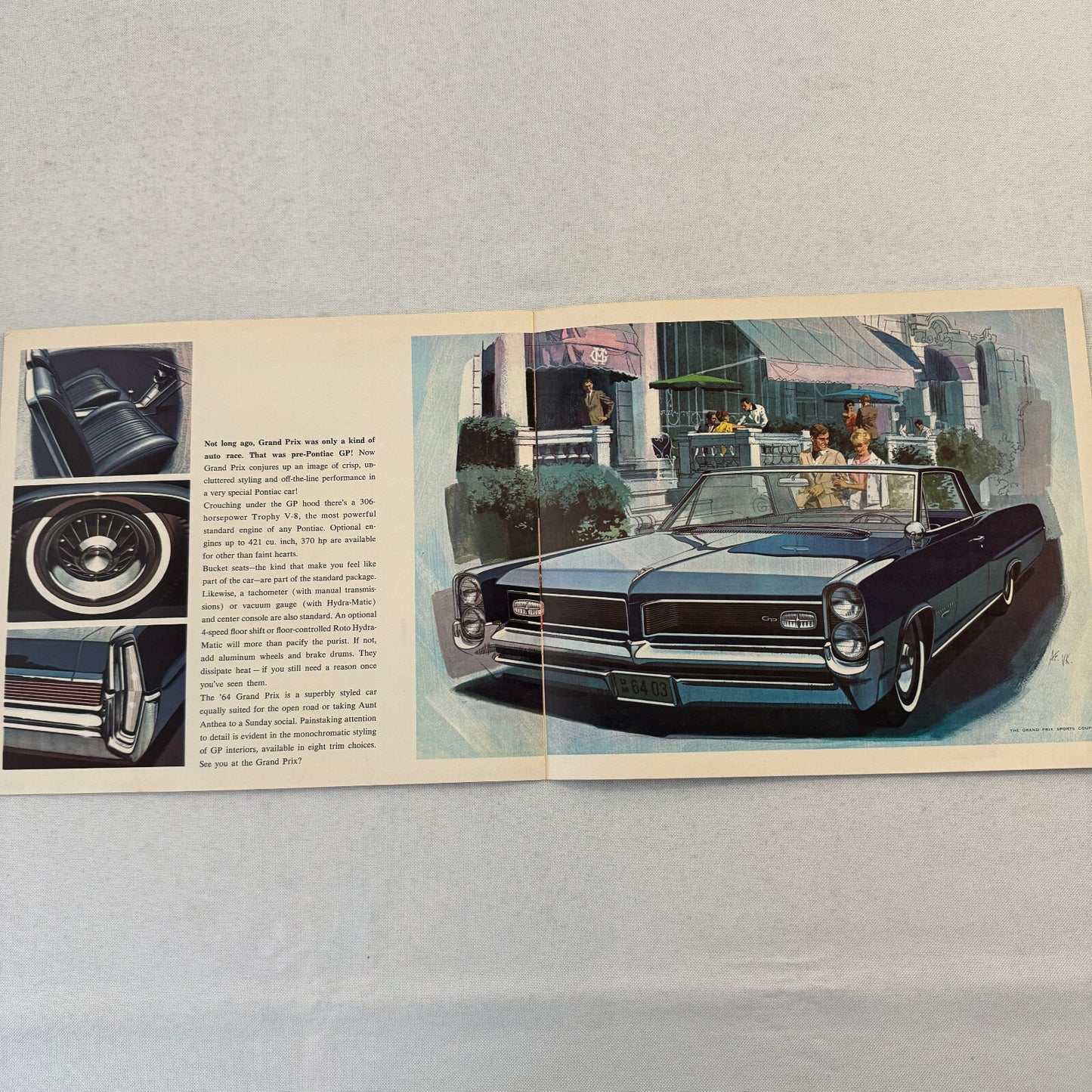 1964 Pontiac Sales Brochure Catalog Bonneville Catalina Star Chief Grand Prix