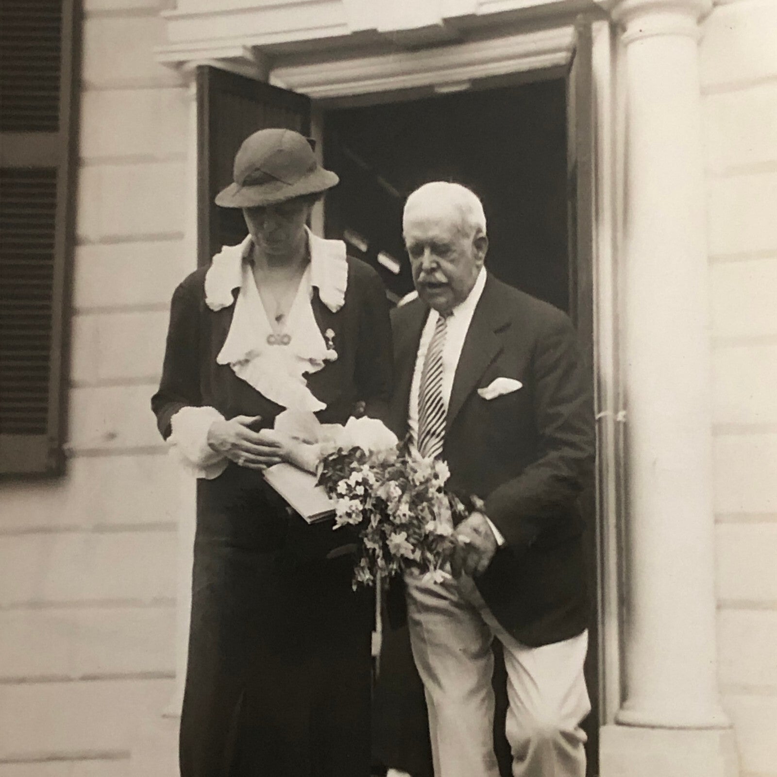 Press Photo Photograph Eleanor Roosevelt First Lady 1933 George Washington House