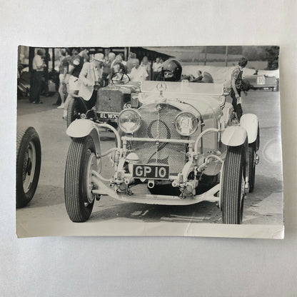 Vintage Mercedes Benz Racing Car Photo Photograph - Modern Era Print