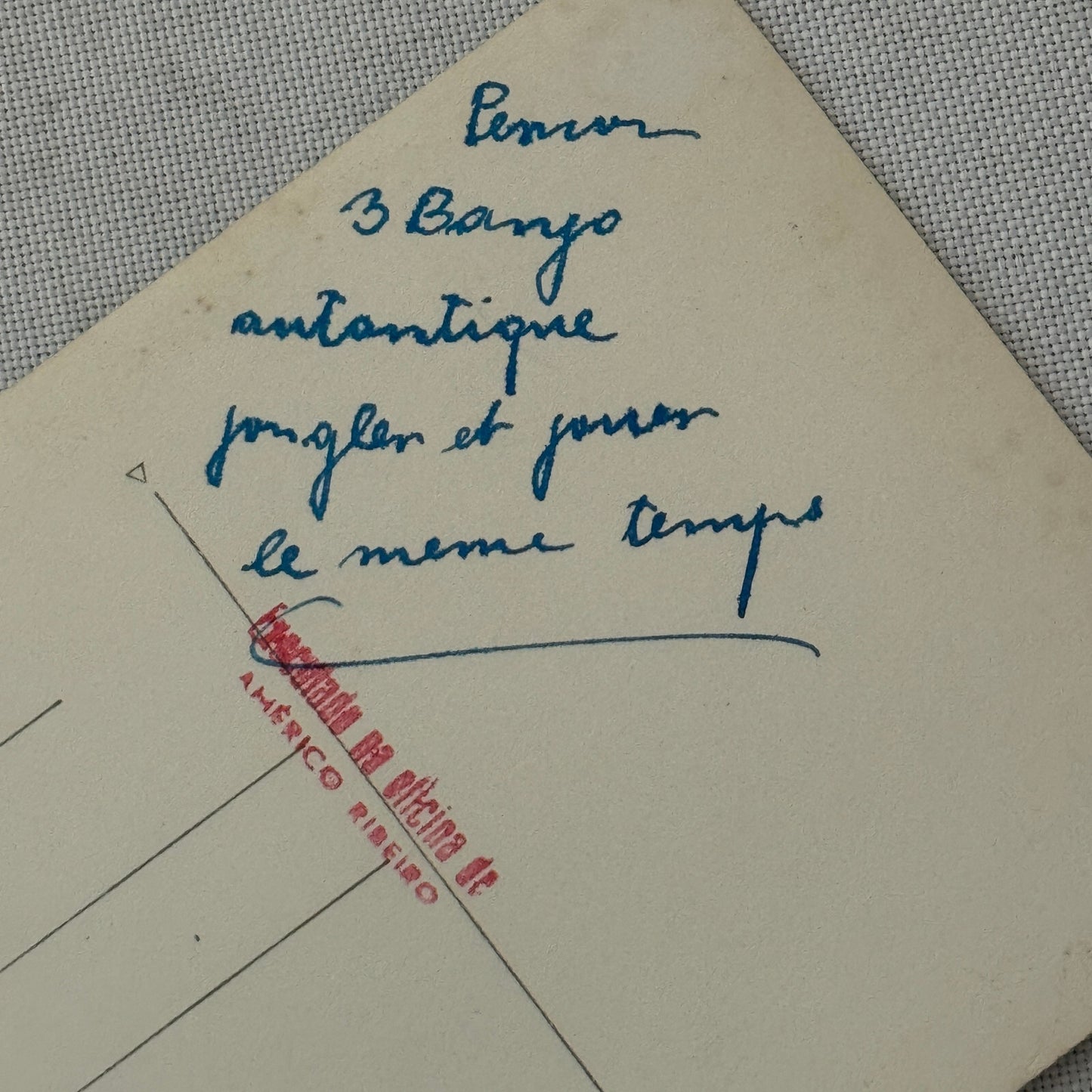 Vintage Circus Juggling Act Photo Photograph Postcard RPPC