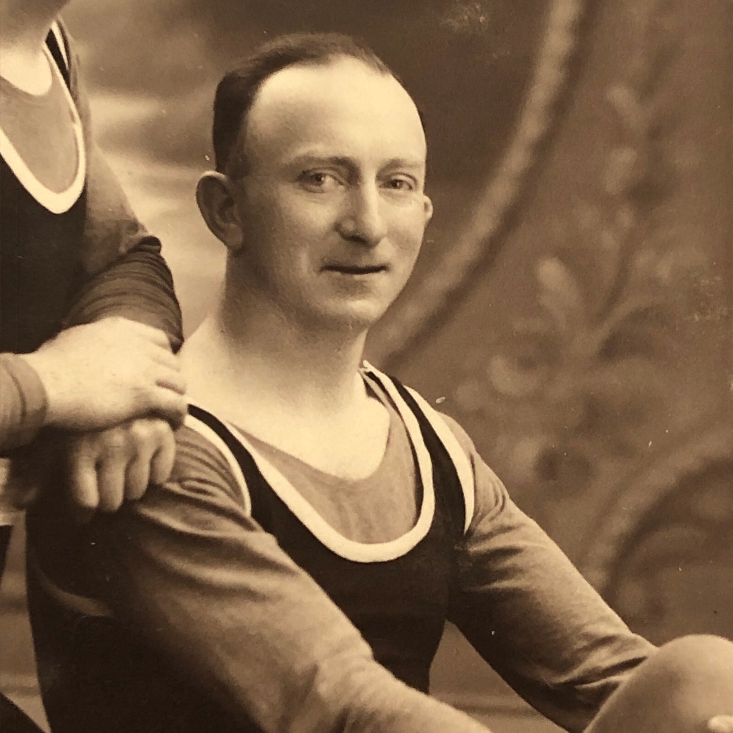 Circus Performers In Costume Photo Photograph Vintage Acrobat Balancing Act ?