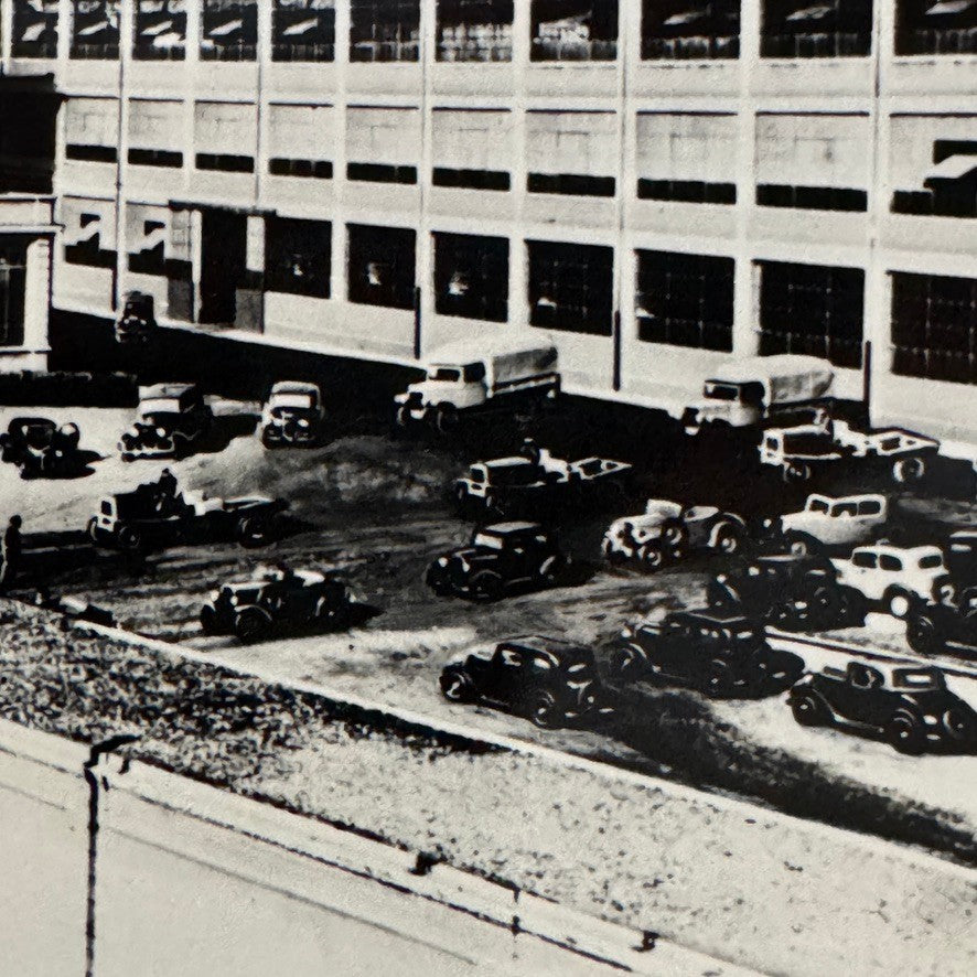 Vintage Fiat 508 Balilla Car Lingotta Plant Factory Photo Photograph Print