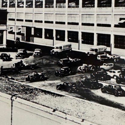 Vintage Fiat 508 Balilla Car Lingotta Plant Factory Photo Photograph Print