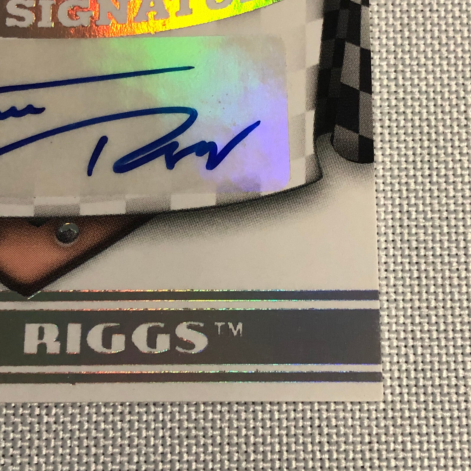 2009 Press Pass Premium Signatures Scott Riggs Auto Autograph Signed Card NASCAR