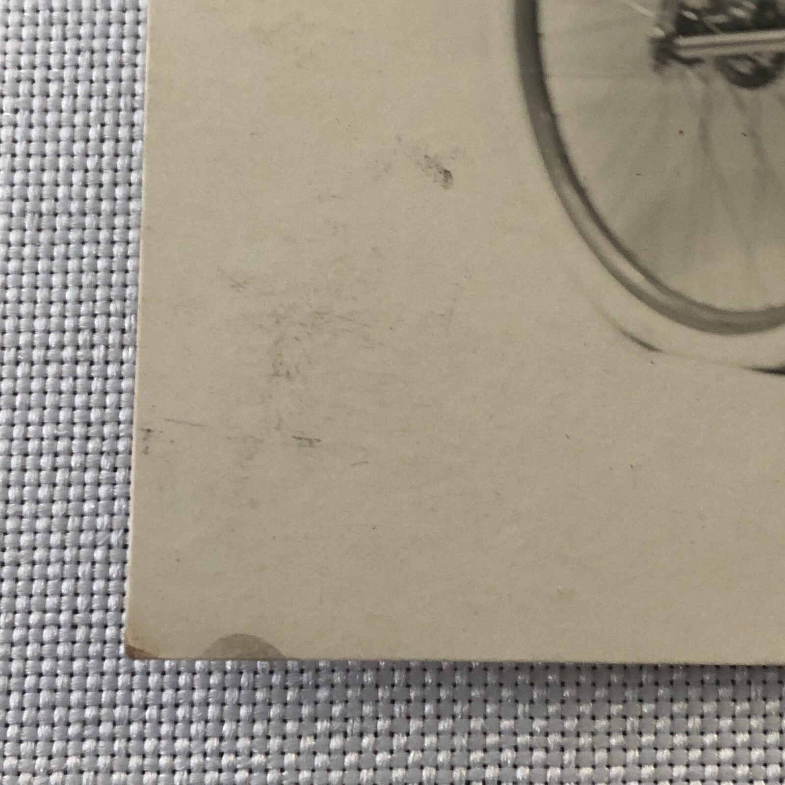 Circus Real Photo Postcard RPPC Acrobats Balancing Bicycle Act Man Woman Clown