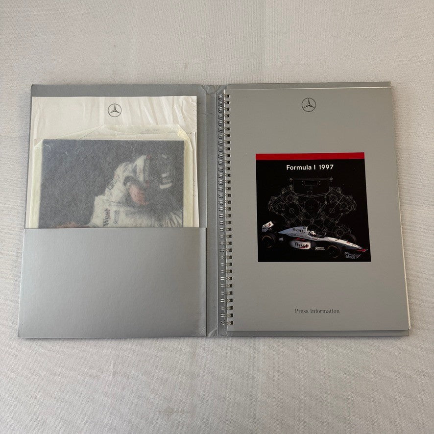 1997 Mercedes Marlboro F1 Formula One Racing Press KIt Mika Hakkinen Coulthard