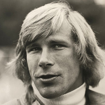 James Hunt Grand Prix Formula One F1 Racing Driver Portrait Photo Photograph