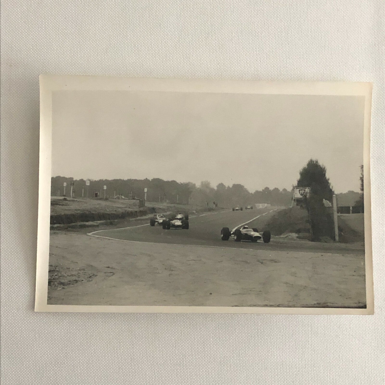 Vintage Grand Prix Racing Car Driver Photo Photograph Print 