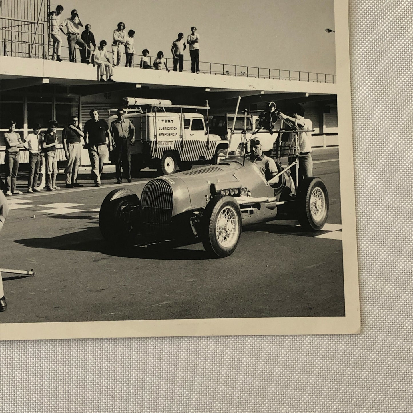 Vintage Racing Photo Photograph Juan Manuel Fangio