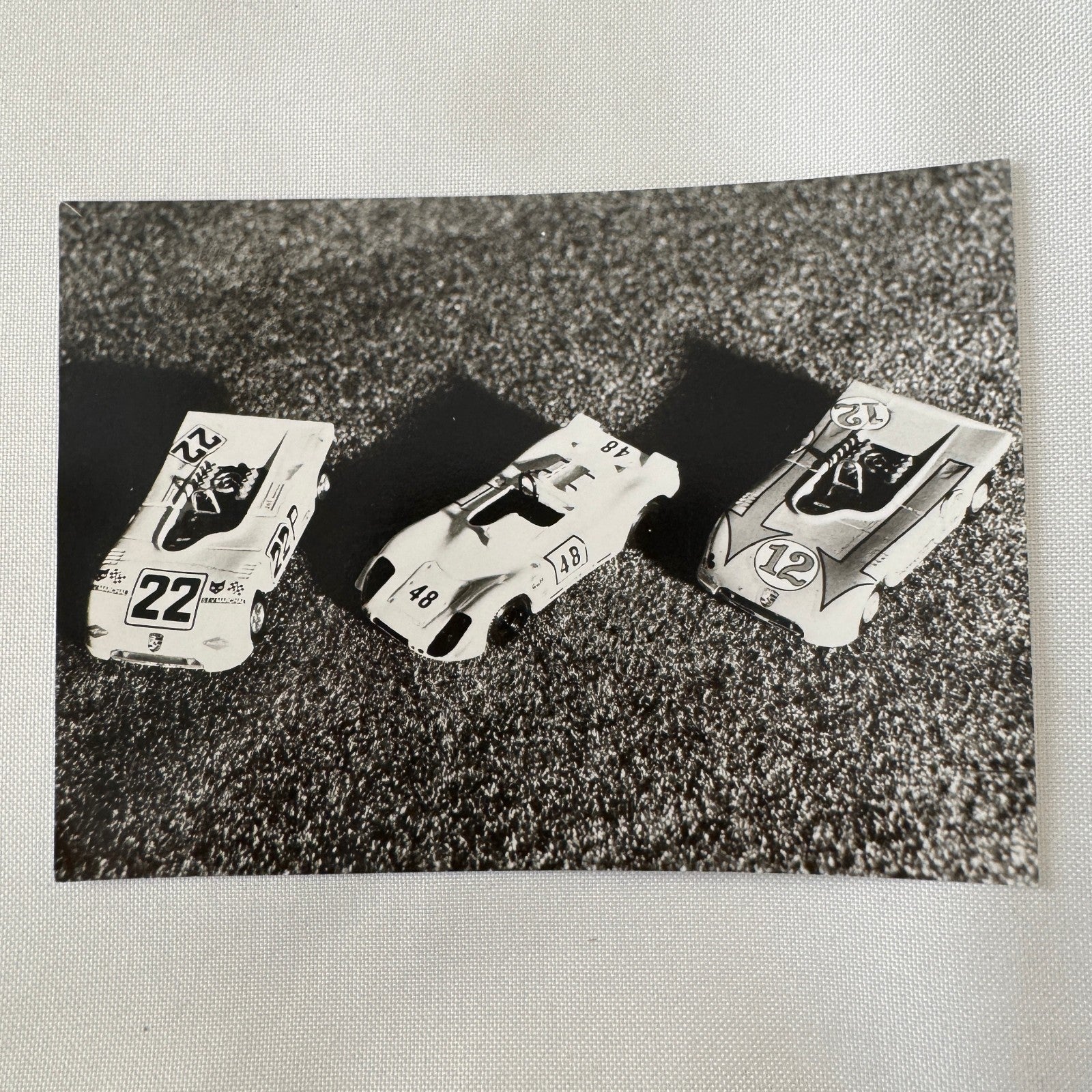 Vintage Porsche Toy Car Photo Photograph Print Lot 3x