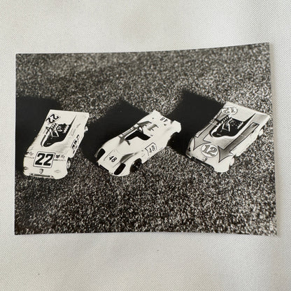 Vintage Porsche Toy Car Photo Photograph Print Lot 3x
