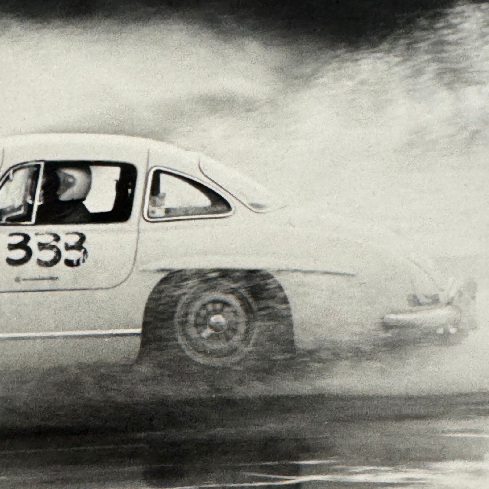 Vintage Mercedes Benz 300SL Gullwing Racing Photo Photograph Pomona 1960