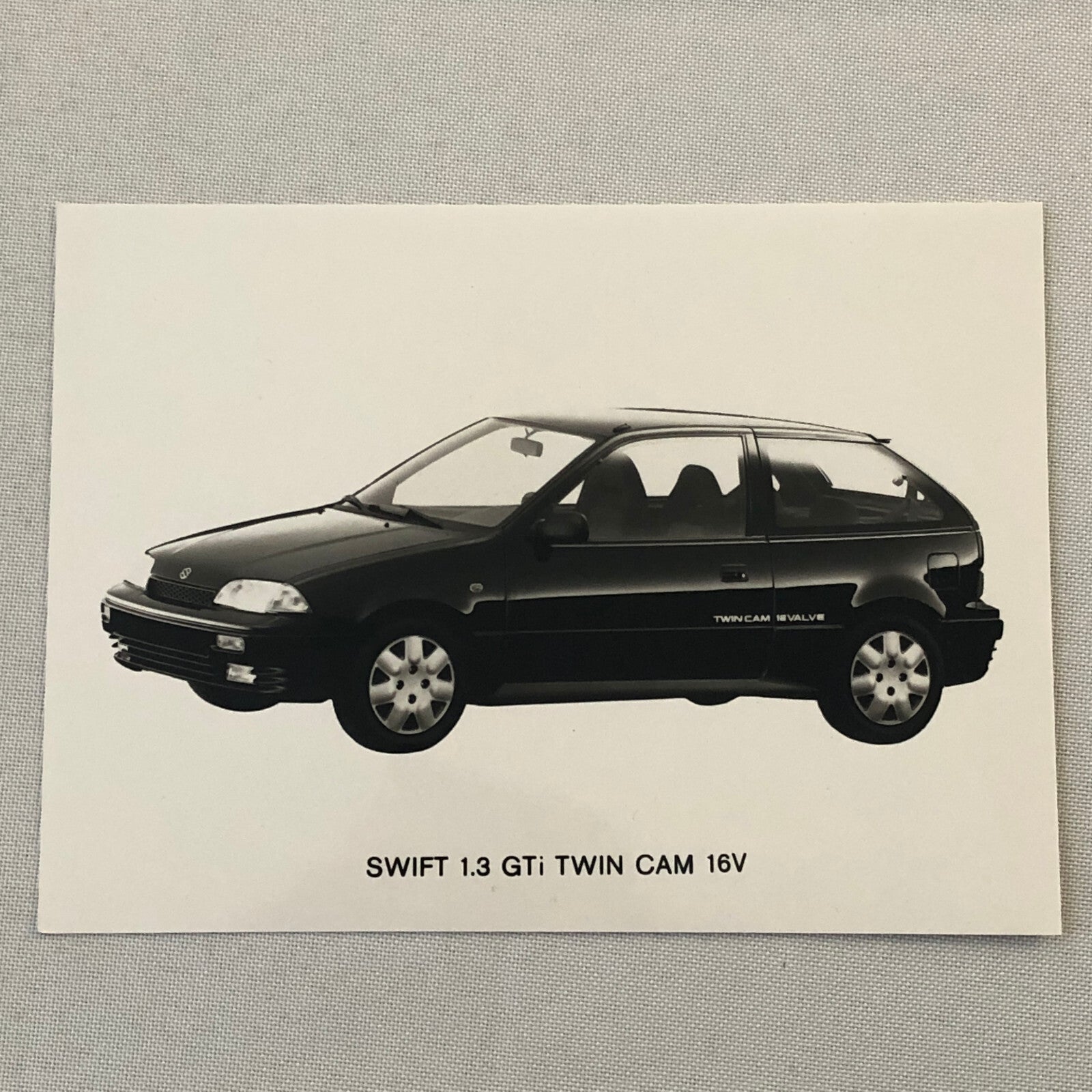 Suzuki Swift GTi Car Factory Press Photo Photograph 1.3 Twin Cam 16V