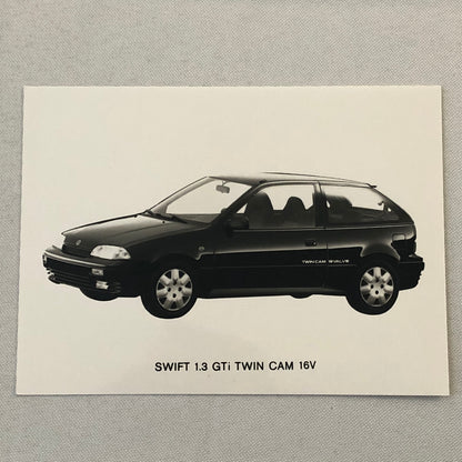 Suzuki Swift GTi Car Factory Press Photo Photograph 1.3 Twin Cam 16V