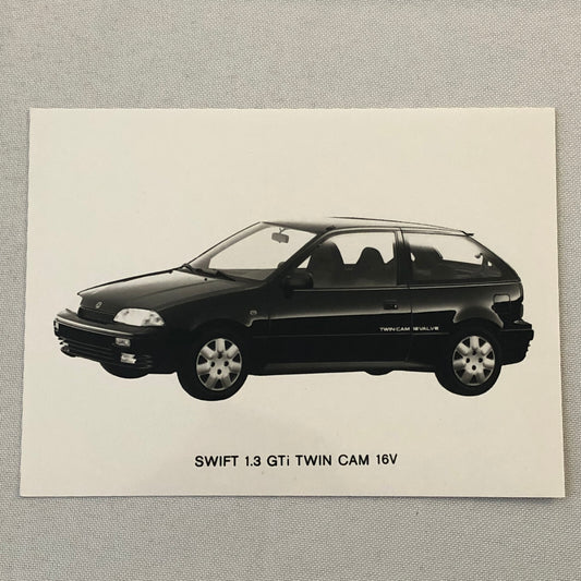Suzuki Swift GTi Car Factory Press Photo Photograph 1.3 Twin Cam 16V