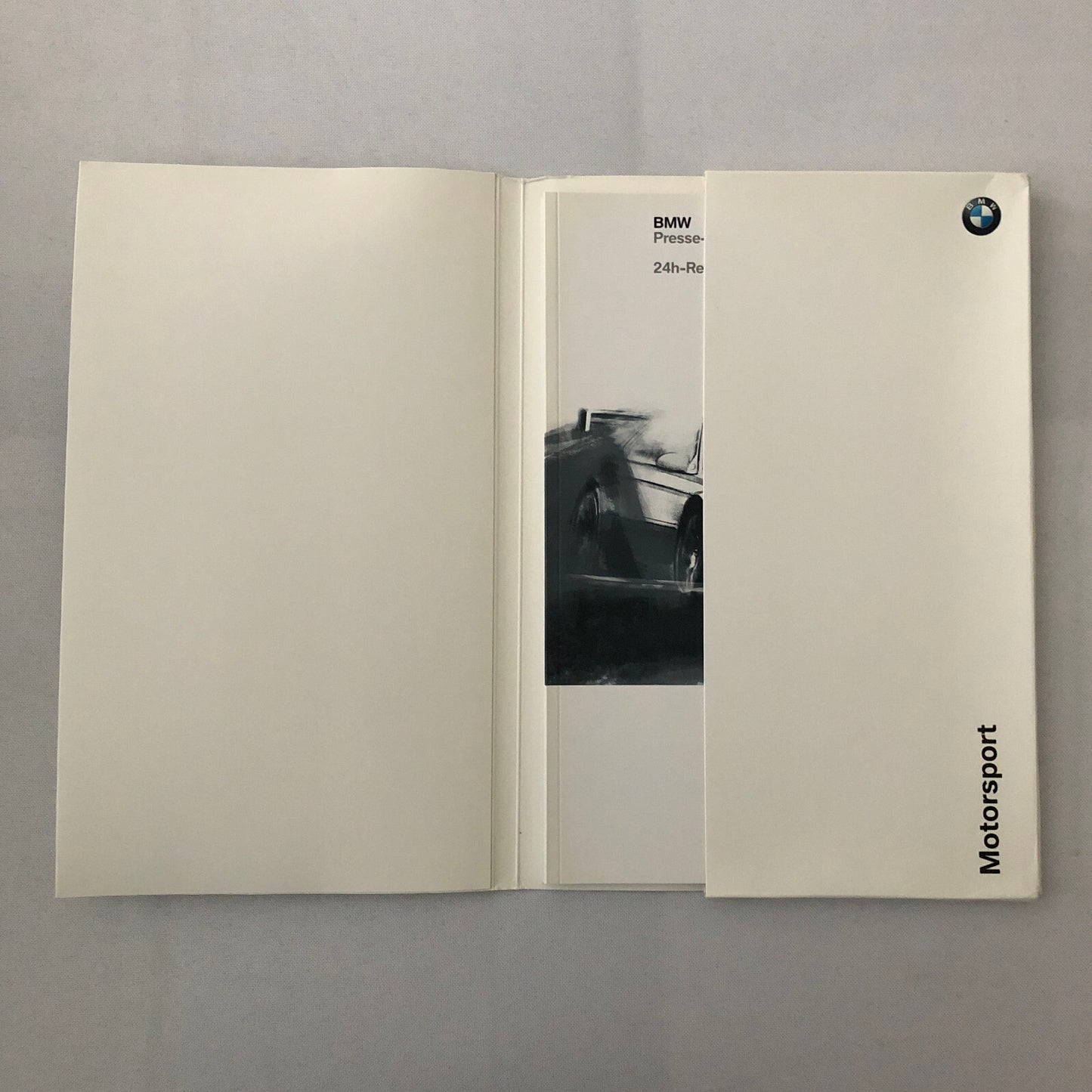2004 BMW 24 Hour Rennen Nurburgring Race Racing Press Kit Brochure GERMAN 