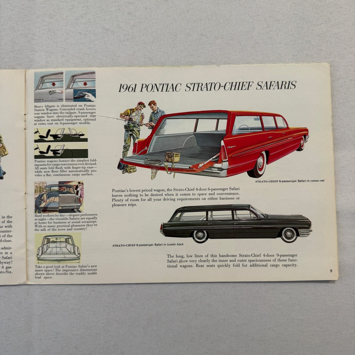 1961 Pontiac Sales Brochure Parisienne Laurentian Strato Chief Canadian Catalog