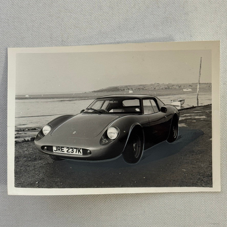Vintage KIT CAR Custom Photo Photograph Print Hand Highlighted