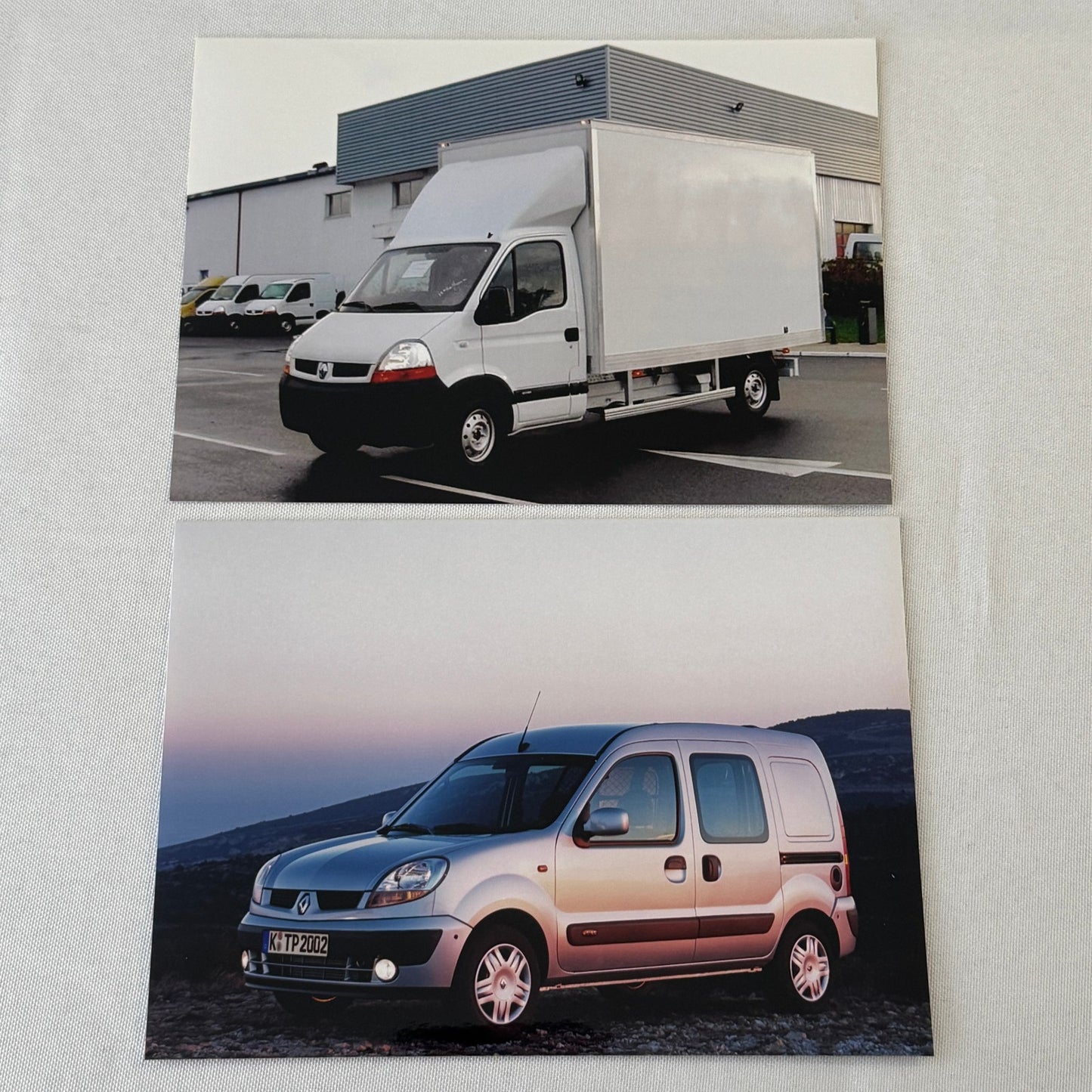 2004 Renault Truck Van Factory Press Kit Brochure Photos Kangoo Master GERMAN