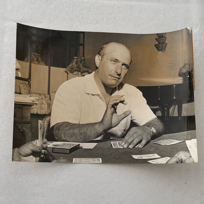Juan Manuel Fangio Retirement Vacation Holiday Italian Press Photo F1 Racing
