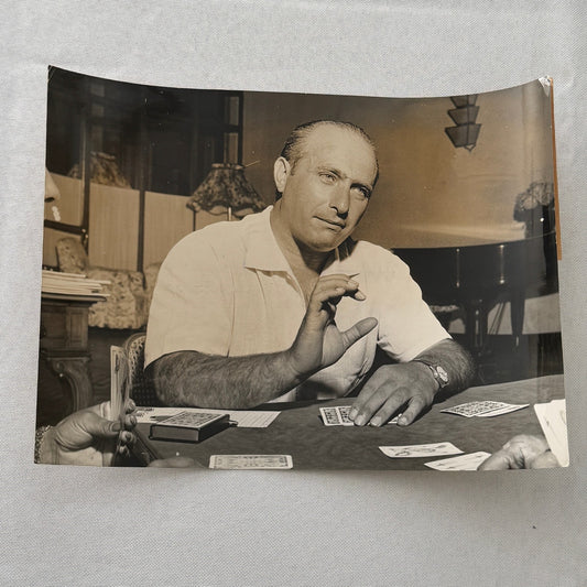 Juan Manuel Fangio Retirement Vacation Holiday Italian Press Photo F1 Racing
