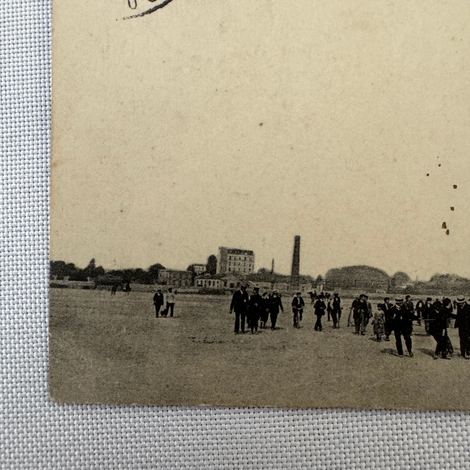 Vintage Airship Dirigible Zeppelin Postcard Post Card French Louis Malecot