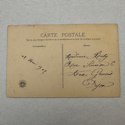 Vintage Zeppelin Airship Dirigible Postcard Post Card French