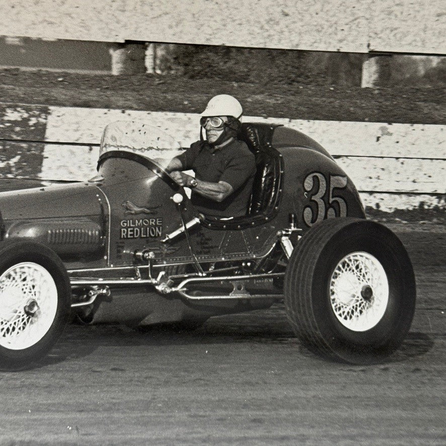 Vintage American Midget Racing Car Photo Photograph Print Race Car Hal Robson