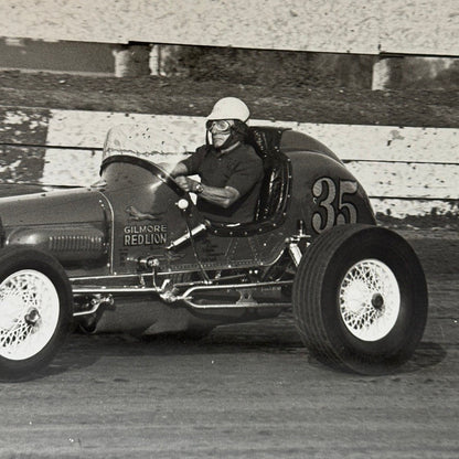 Vintage American Midget Racing Car Photo Photograph Print Race Car Hal Robson