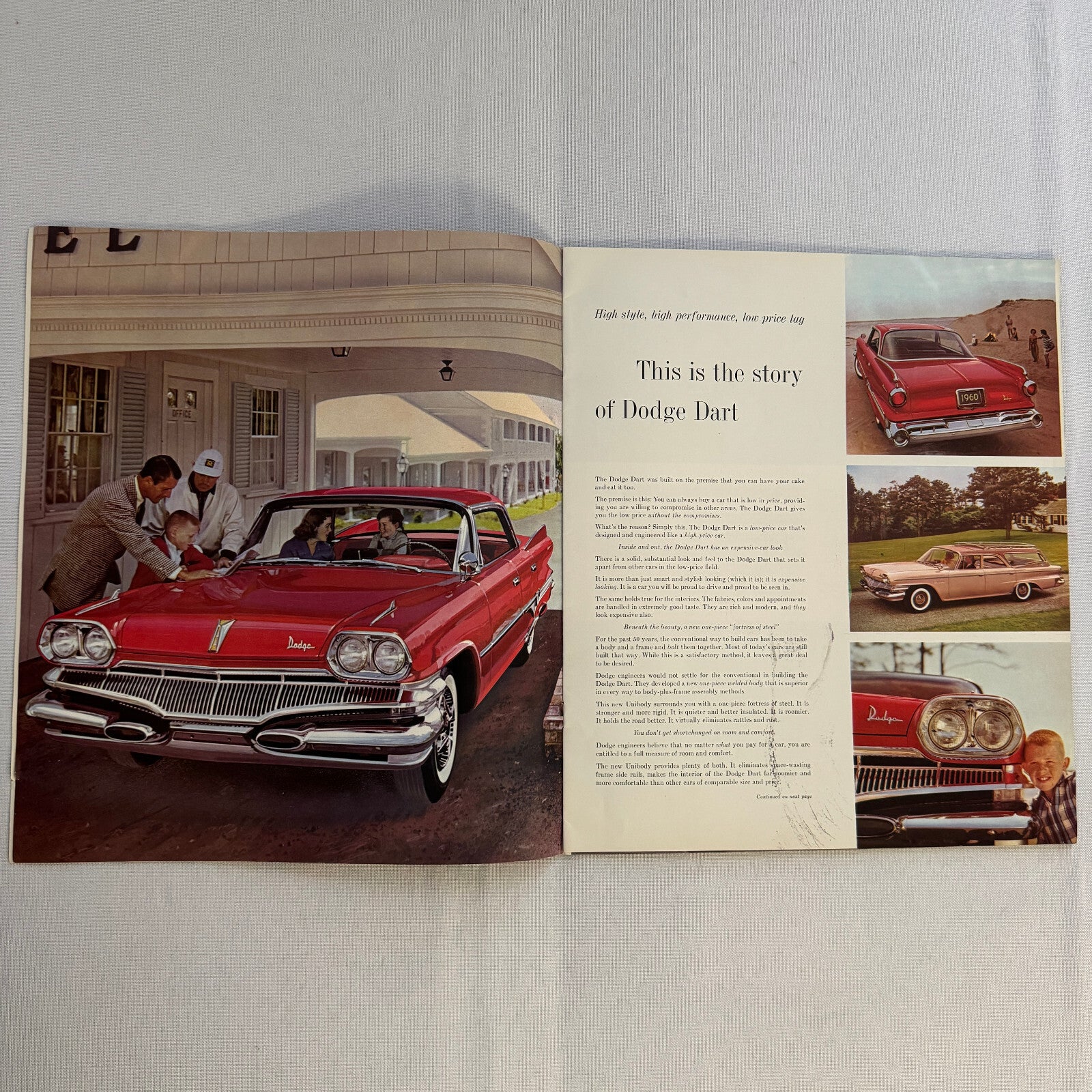 1960 Dodge Dart Car Sales Brochure Catalog Vintage Phoenix Pioneer Seneca