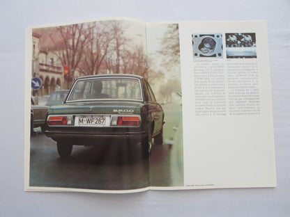 1969 1970 BMW 2500 & 2800 Sales Brochure Catalog FRENCH TEXT