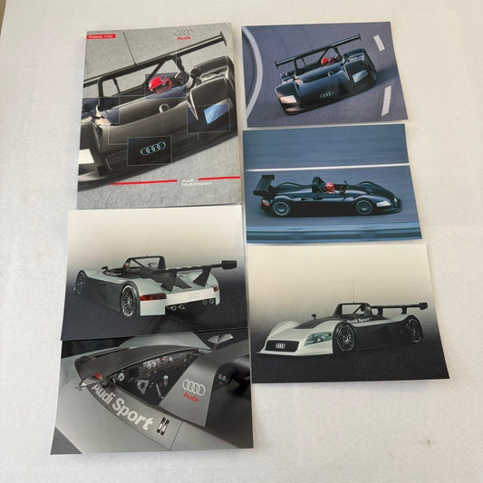 1999 Audi 24 Hours of LeMans Racing Team Press Kit Photos Brochure GERMAN