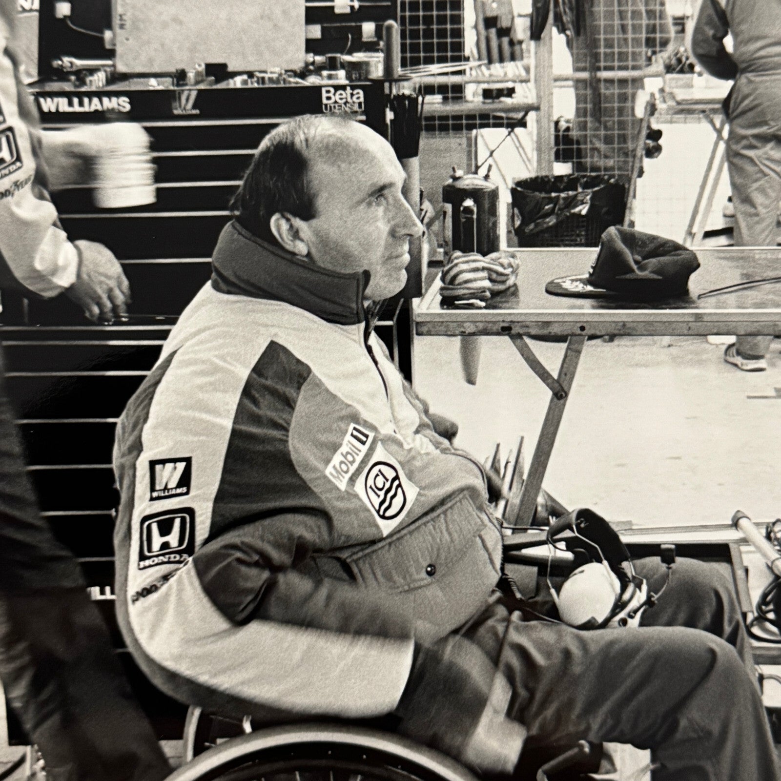 Frank Williams Nelson Piquet Canon Racing Photo Photograph Print