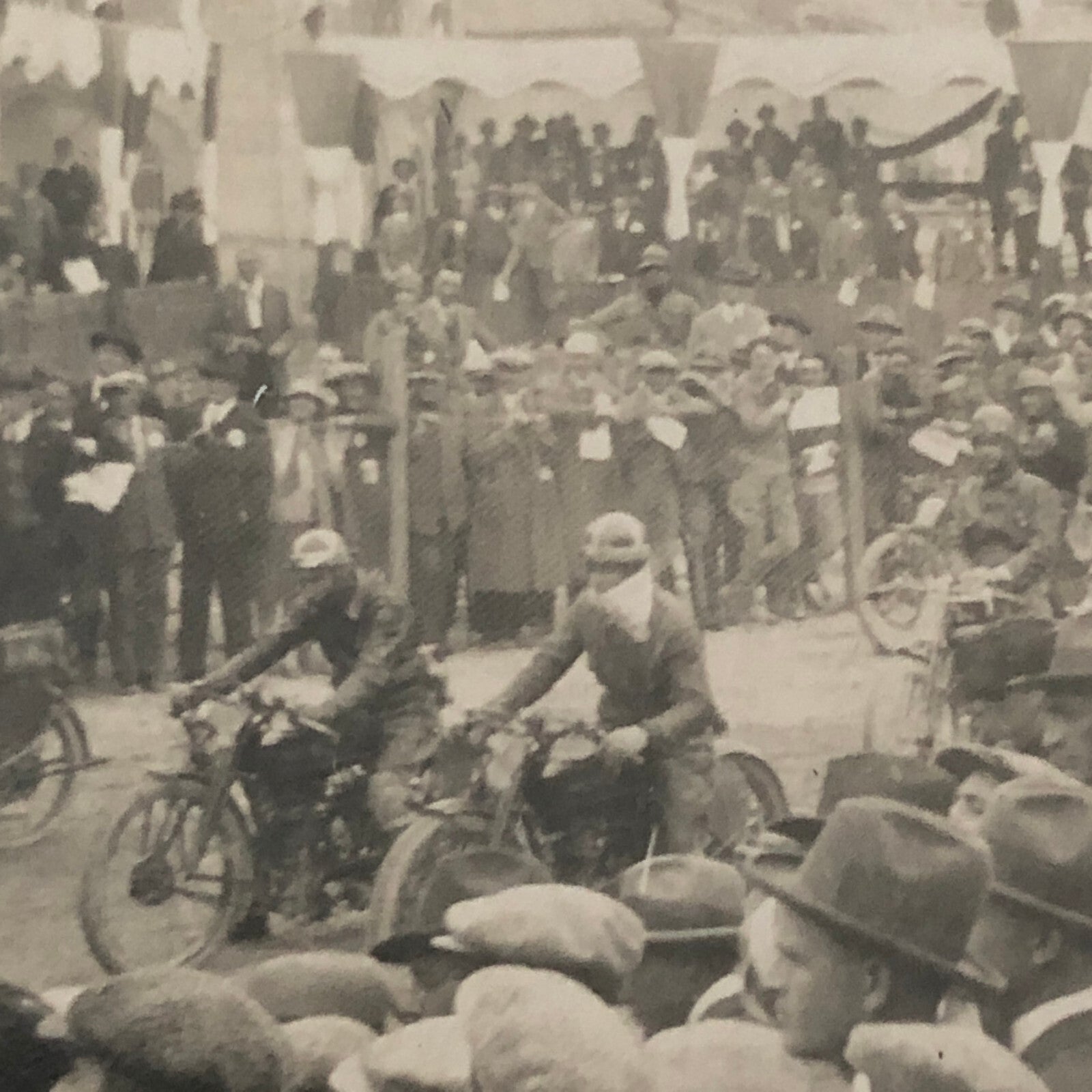 Tazio Nuvolari Motorcycle Racing Photo Photographs 1927 Circuito di Stradella