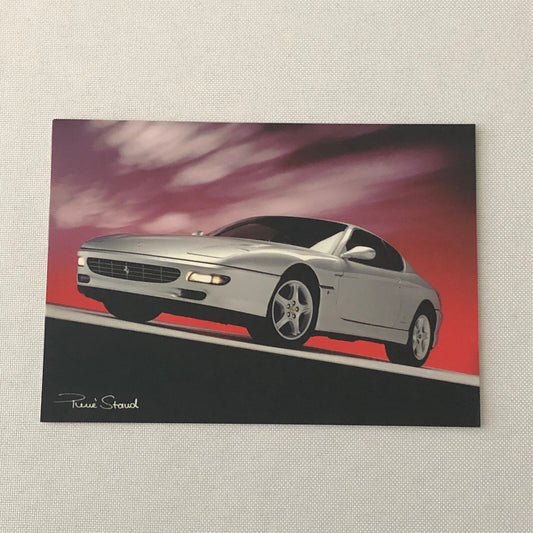 Ferrari 456 Rene Staud Postcard Post Card Sports Car