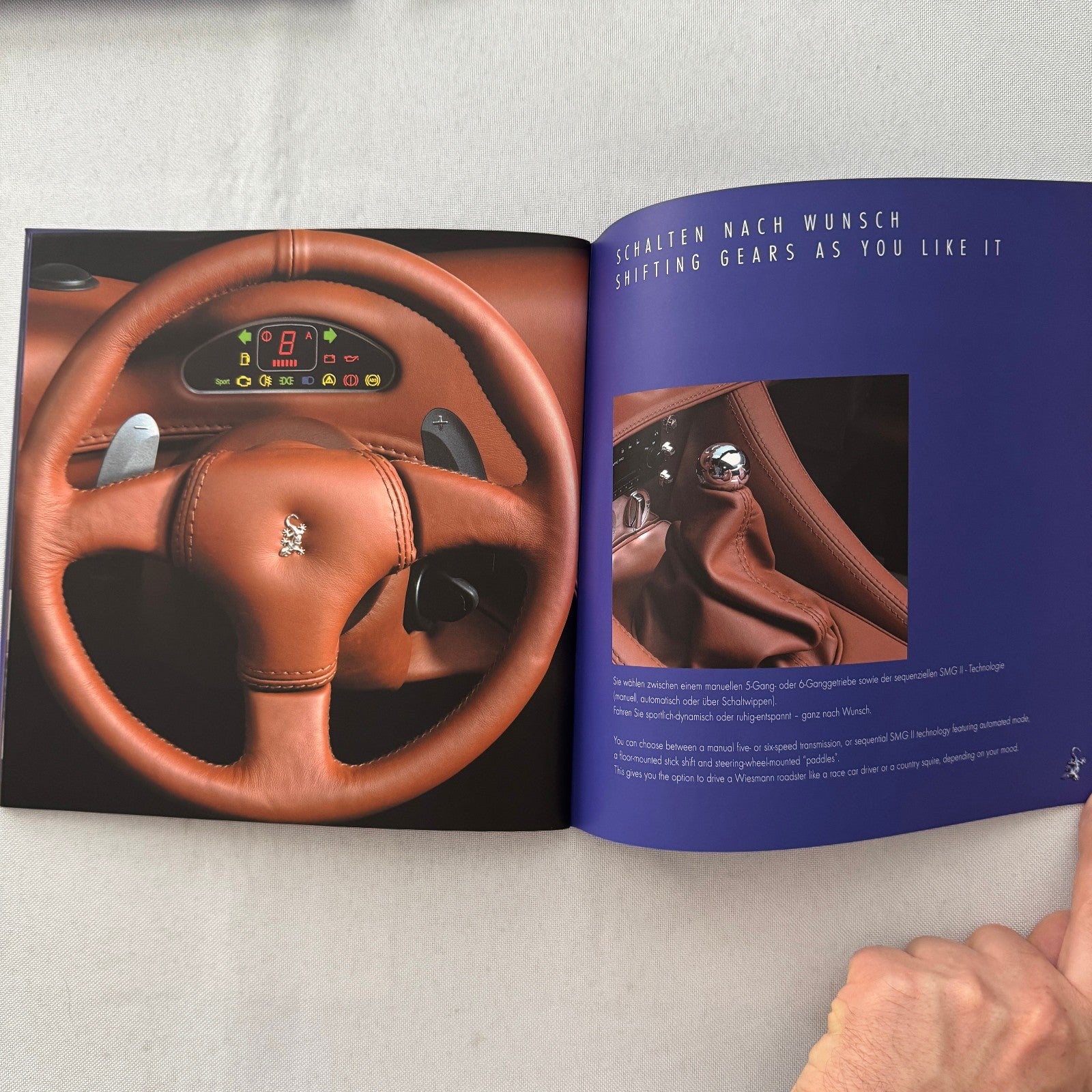 Wiesmann Car Sales Brochure Catalog Lot Wiesmann Roadster Raymond Weil Watch