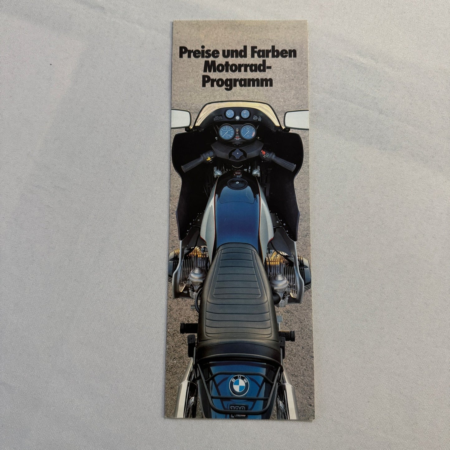 1979 BMW Motorcycle Price and Options Brochure Catalog R65 R100 R80 R45 GERMAN