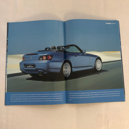 Honda S2000 Car Sales Brochure GERMAN Text European Market