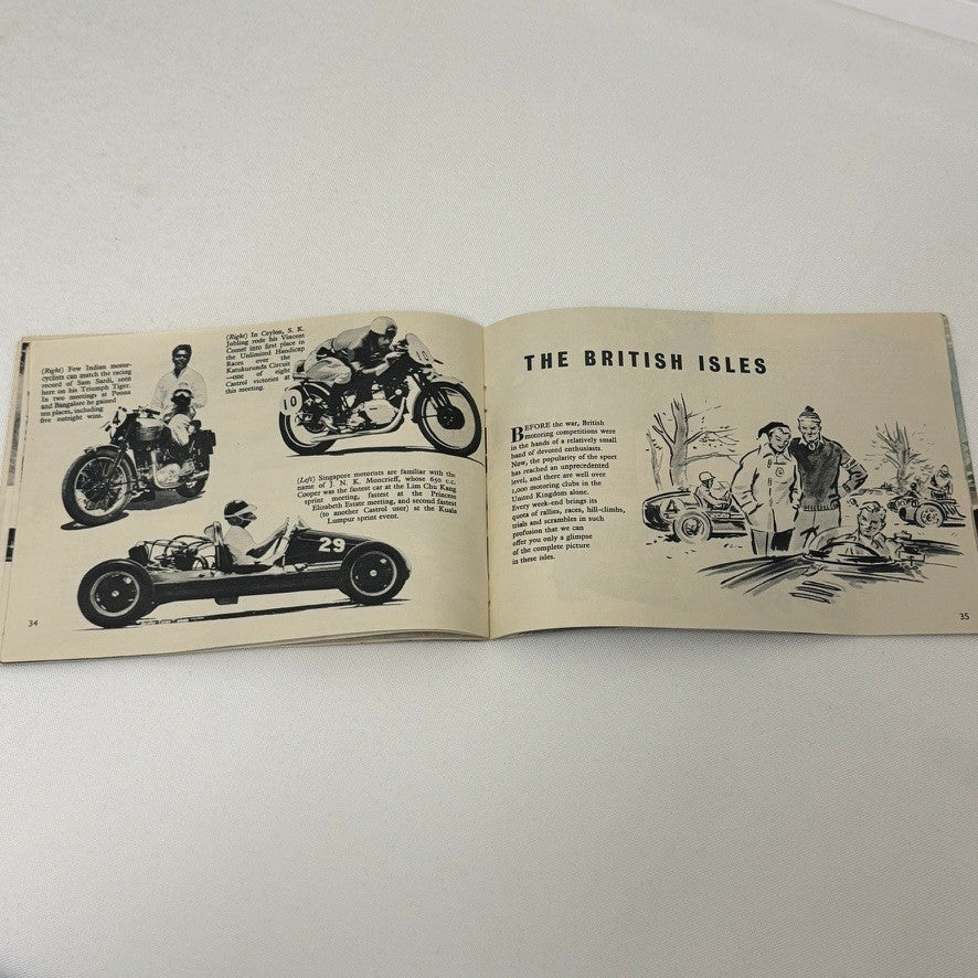 1956 Castrol Racing Achievements Brochure Grand Prix Motorcycle Aston Martin +