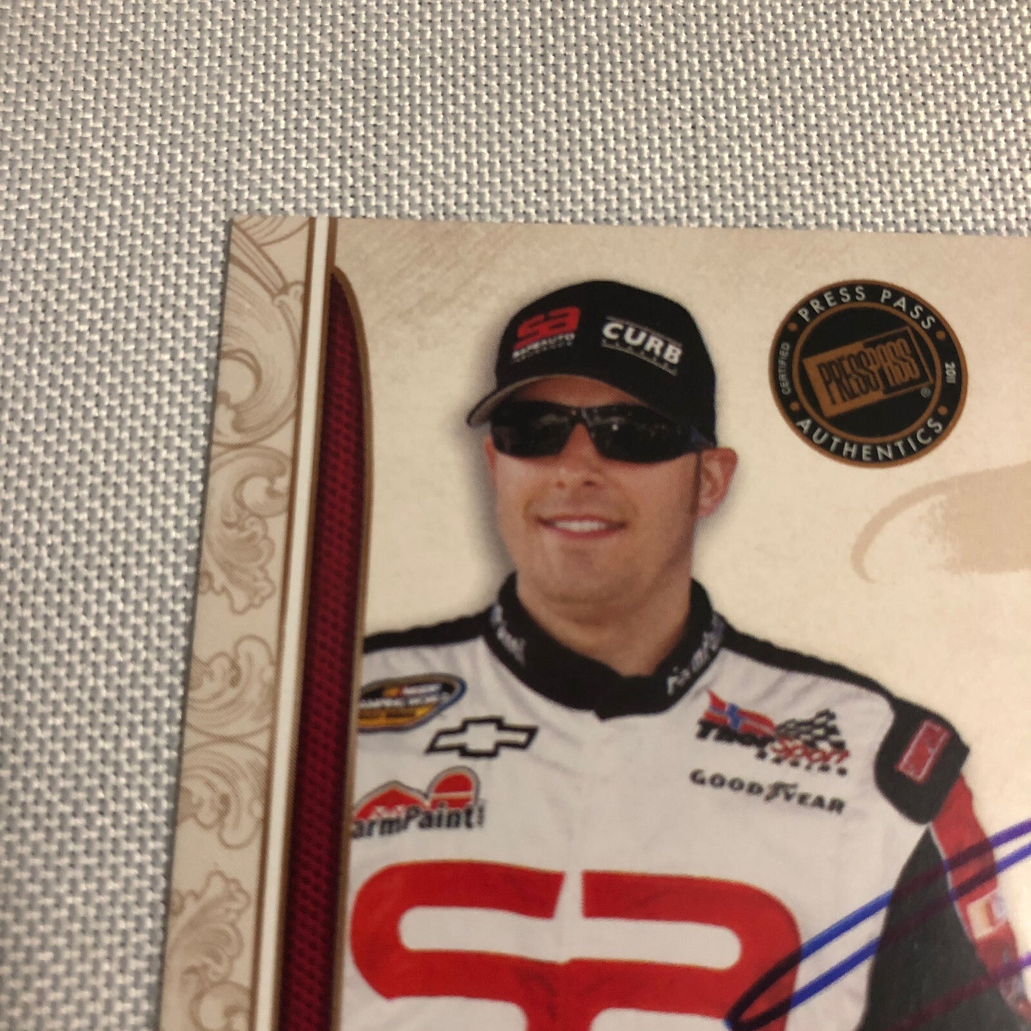 2011 Press Pass Fanfare Autograph Johnny Sauter Signed Signature Auto NASCAR