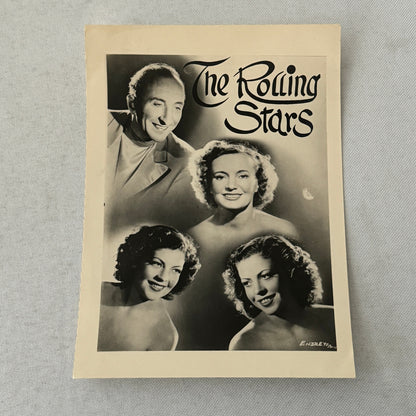 Vintage Rollerskating Roller Skate Circus Performer Photo Photograph