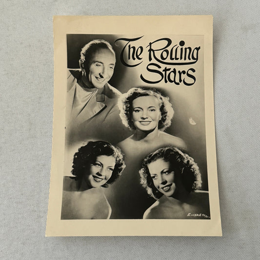 Vintage Rollerskating Roller Skate Circus Performer Photo Photograph