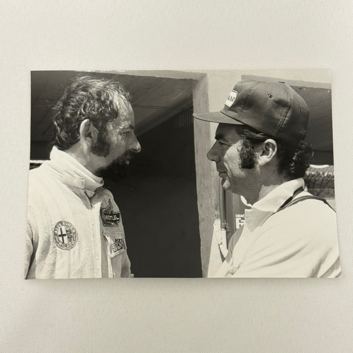 Vintage Racing Photo 1971 German Grand Prix Henri Pescarolo Bernard Cahier