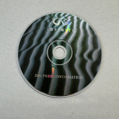 2001 Infiniti Car Press Kit Brochure Q45 I30 G20 QX4 Photo CD 35mm Slides