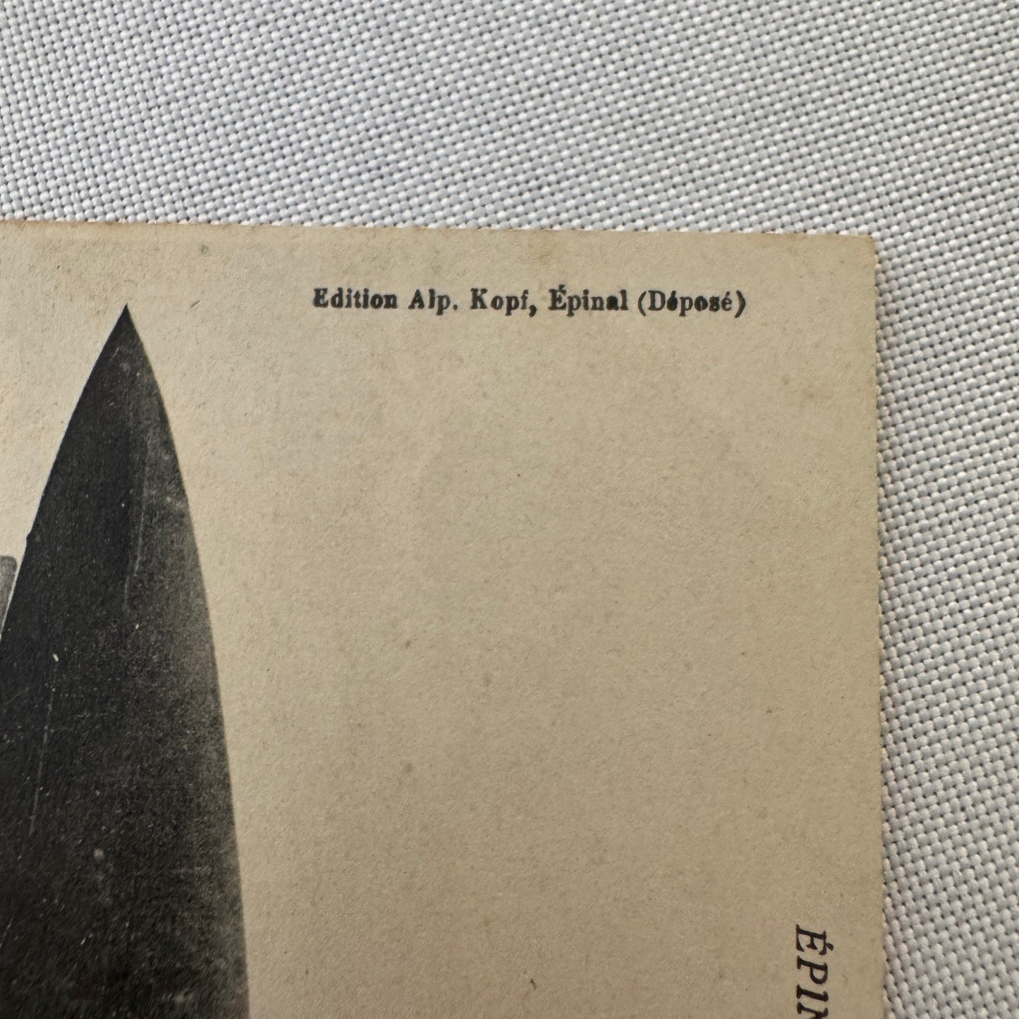 Vintage Zeppelin Airship Dirigible Postcard Post Card French Capitaine Ferber