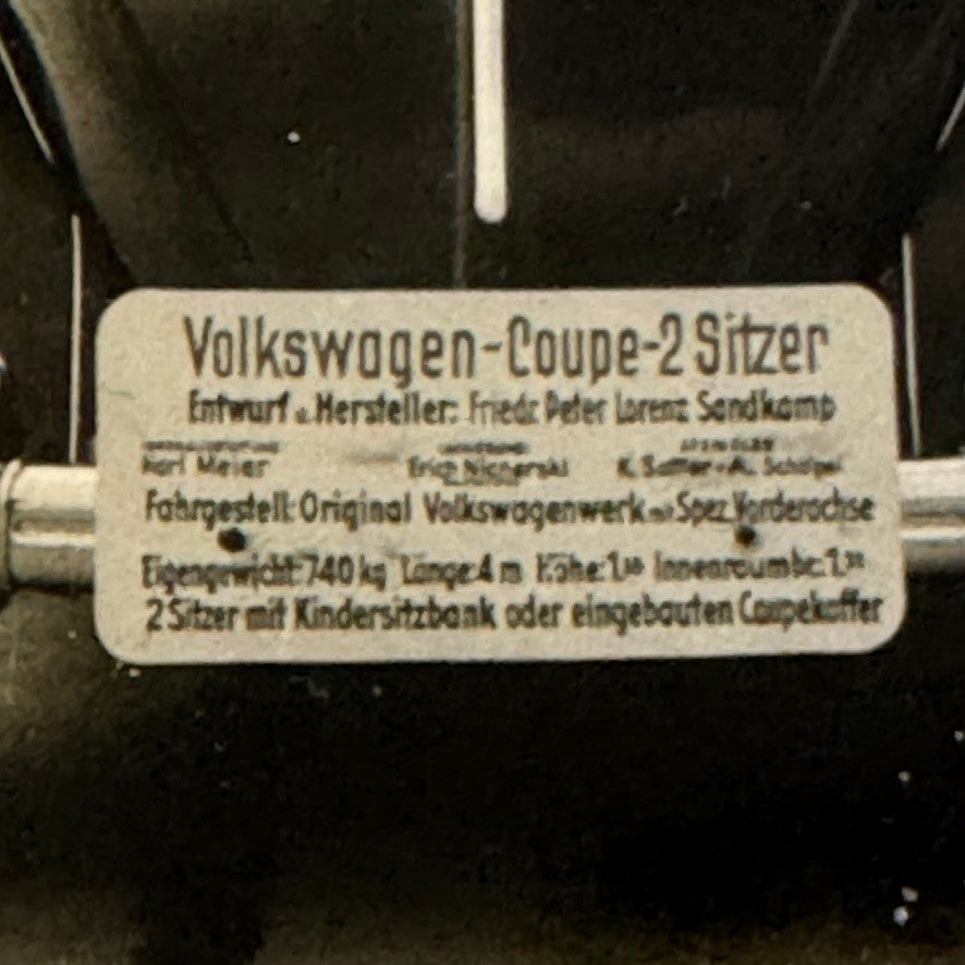 Volkswagen Beetle Coachbuilder Coachbuilt Car Photo Photograph Print