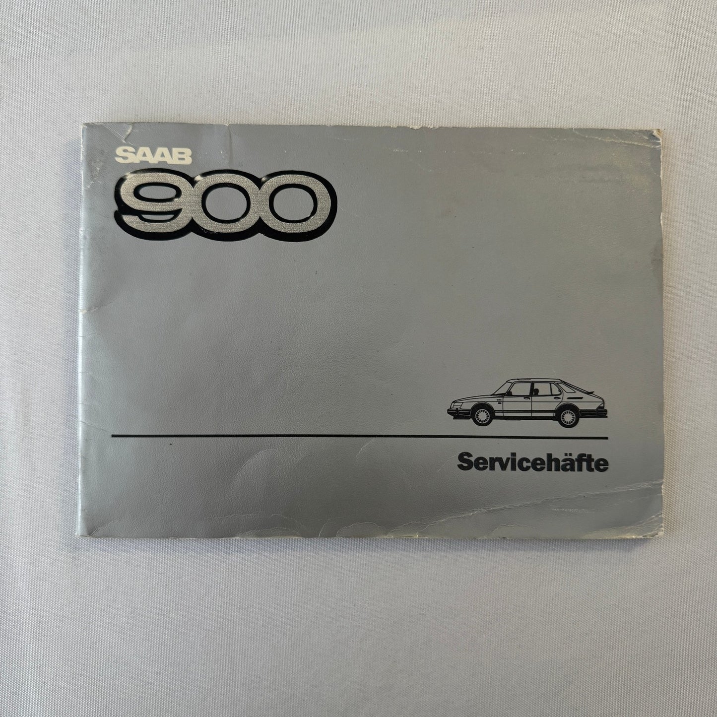 1988 Saab 900 Owners Manual Book Pouch Sedan Convertible Vintage Car SWEDISH
