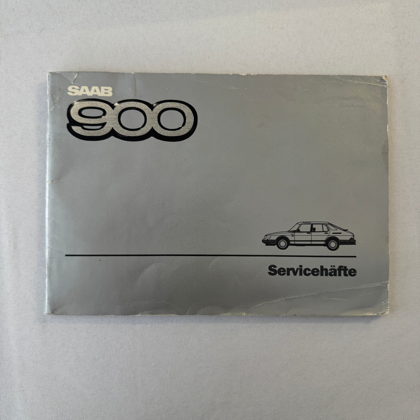 1988 Saab 900 Owners Manual Book Pouch Sedan Convertible Vintage Car SWEDISH