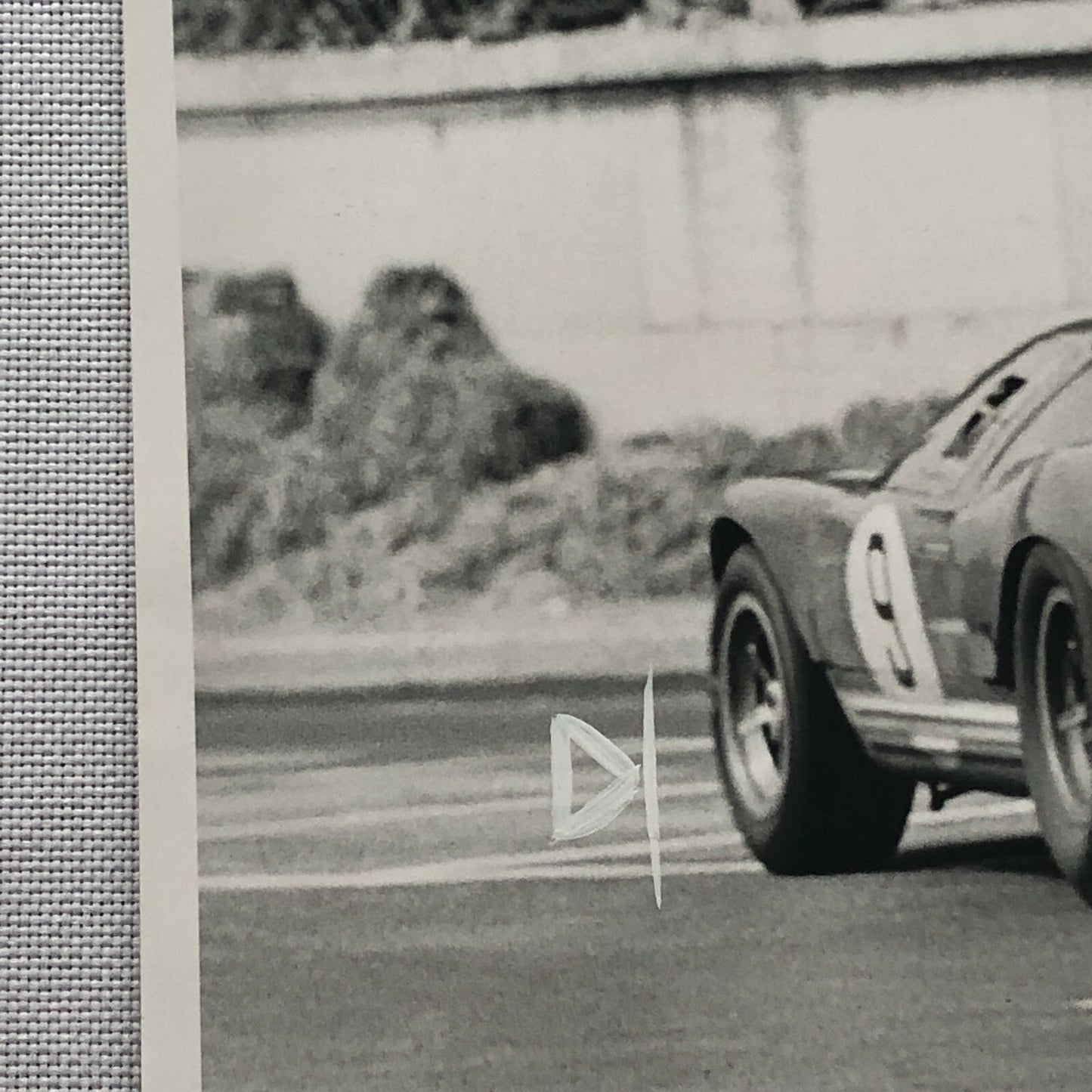 Vintage 1967 Ford GT40 and McLaren ? Racing Photo Photograph Norisring Hawkins 
